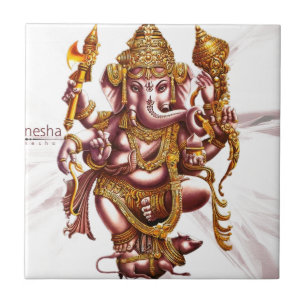 Lycka tillberlock för Lord Ganesh Kakelplatta