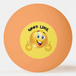 Lycka tillemoji pingisboll