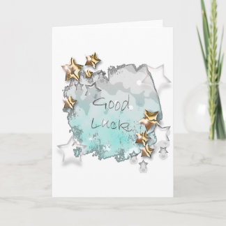 Lycka tillkort - lyckliga stjärnor tack kort