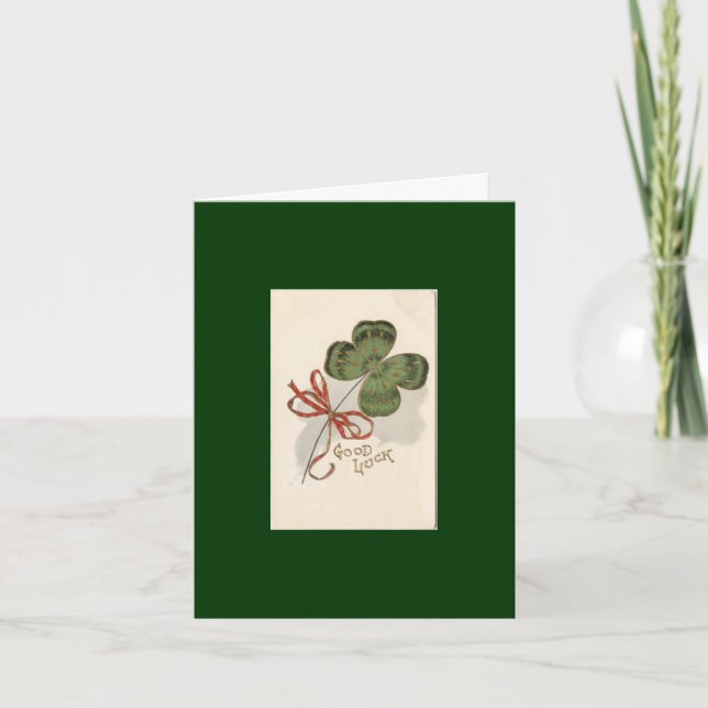 Lycka tillShamrock Kort (Framsida)