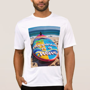 Lycka Wave Surfboard Tee