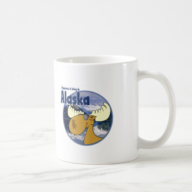 Lyckaälg - Alaska Kaffemugg (Höger)