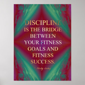 Lyckad brygga till Fitness Poster