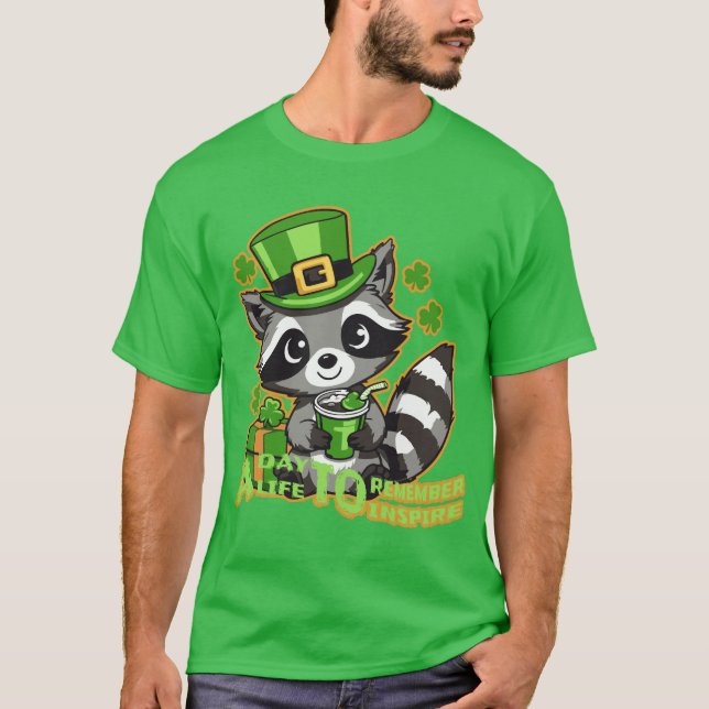 lyckad kapplöpning - st patrick's day t shirt (Framsida)
