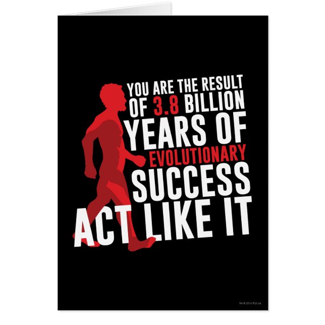 Lyckad utveckling hälsningskort (Framsidan)