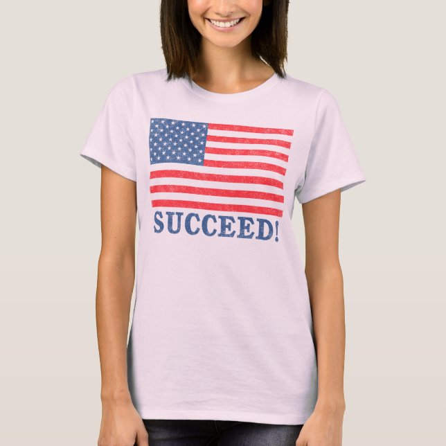 Lyckade Amerika! Tee (Framsida)