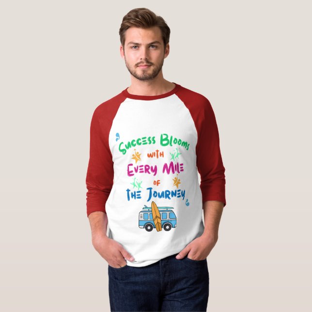 Lyckade blommor t shirt (Hel framsida)