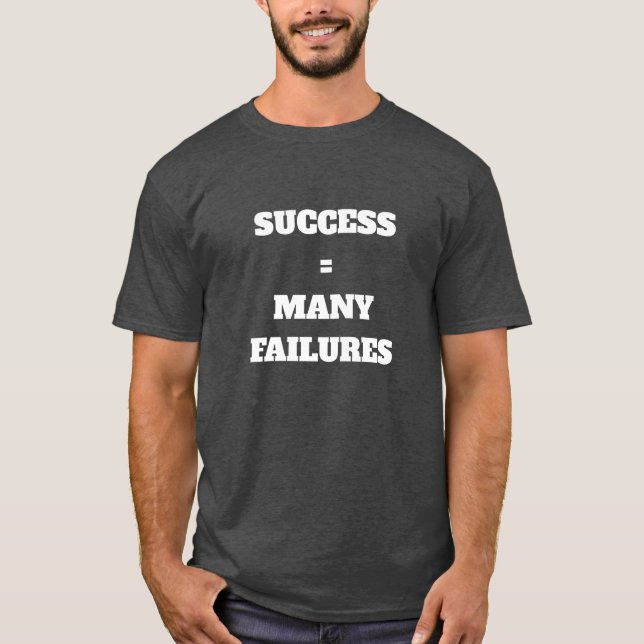 Lyckade lika med många fel t shirt (Framsida)