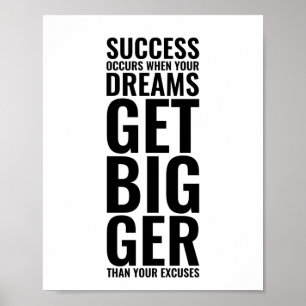 Lyckades Motiveringsoffert Poster