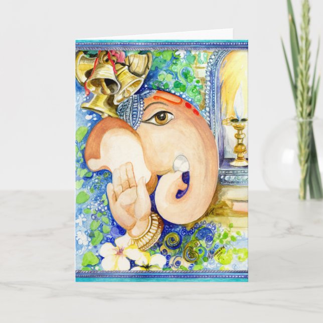 LyckaGanesh Diwali kort (Framsida)