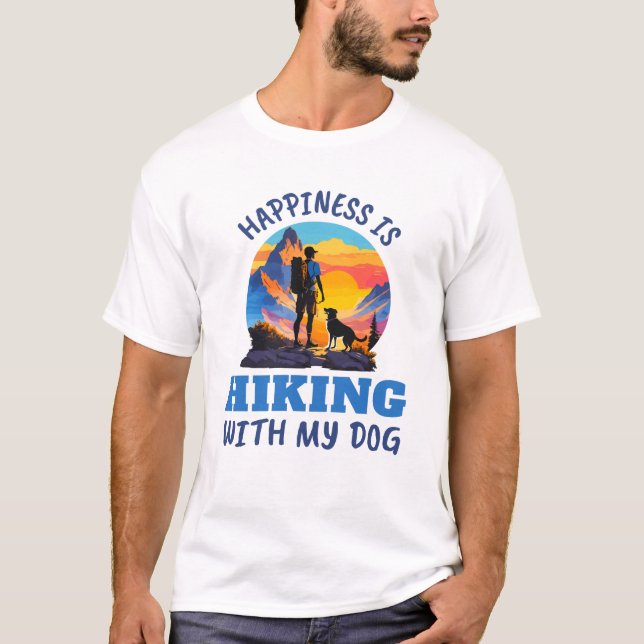 Lyckan anfaller med min Hund T Shirt (Framsida)