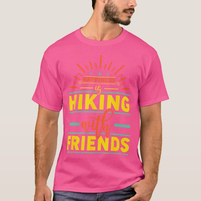 Lyckan anfaller vänner t shirt (Framsida)