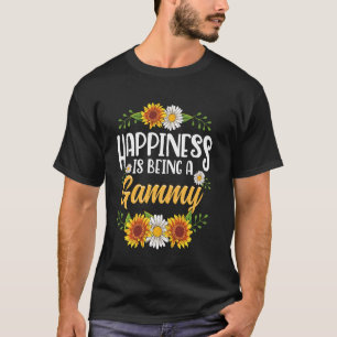 Lyckan är att bli en Gammy Mors dag T Shirt