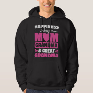 Lyckan är att bli en Underbar mormor i Mamma Hoodie