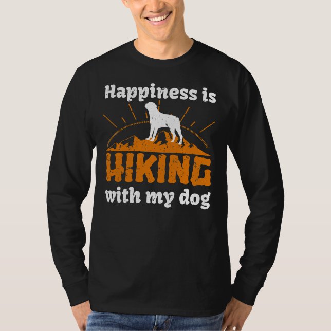 Lyckan är att gå i min Rottweiler T Shirt (Framsida)
