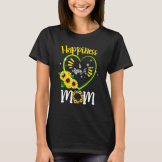 Lyckan är att vara en Mamma solros Mors dag Pr T Shirt