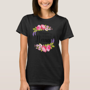 Lyckan är att vara en Nana Flowers Women Mor T Shirt