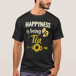 Lyckan är att vara en Tia-solrosfarmare Mor" T Shirt
