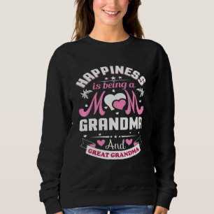 Lyckan är att vara en Underbar mormor i Mamma T Shirt