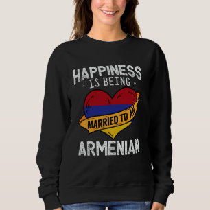 Lyckan är att vara gift med en armenisk fru make t shirt