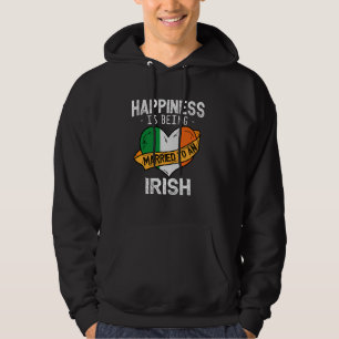 Lyckan Är Att Vara Gift Med En Irländsk Hustru Mak Hoodie