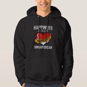Lyckan Är Att Vara Gift Med En Singaporeansk Hustr Hoodie