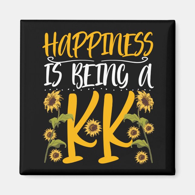 Lyckan är att vara KK-mormor Magnet (Framsidan)