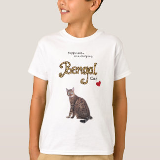 Lyckan… är en kvittra Bengal Cat. T Shirt