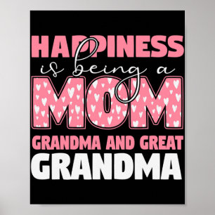 Lyckan är en Mamma-mormor och en Underbar Poster