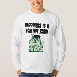 Lyckan är en realitetkassaflöde t shirt