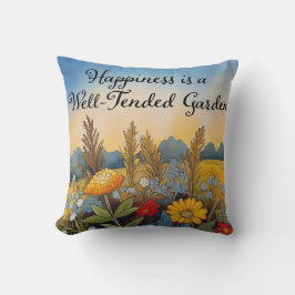 Lyckan är en välgjord Garden Pillow Kudde