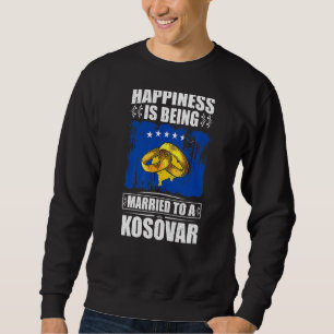 Lyckan är gift med ett kosovoalbanskt Kosovo Lång Ärmad Tröja