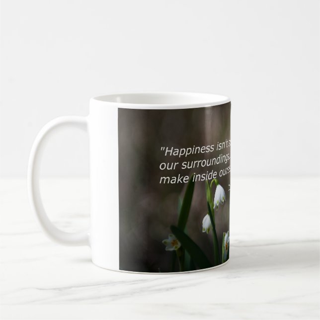 Lyckan är inom muggen kaffemugg (Vänster)