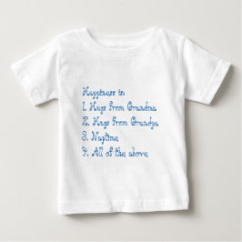 Lyckan är mormodern och morfadern (för blått) t-shirt