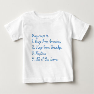Lyckan är mormodern och morfadern (för blått) t-shirt