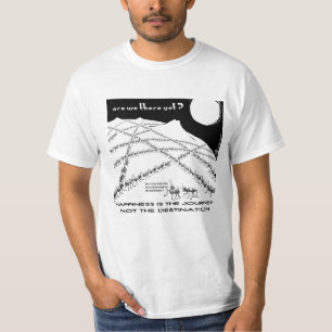 Lyckan är resan inte destinationen t shirt