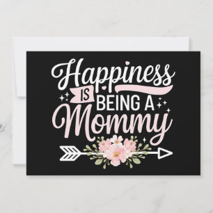 Lyckan håller på att bli en Mamma-Blommigt-Mor-dag Inbjudningar