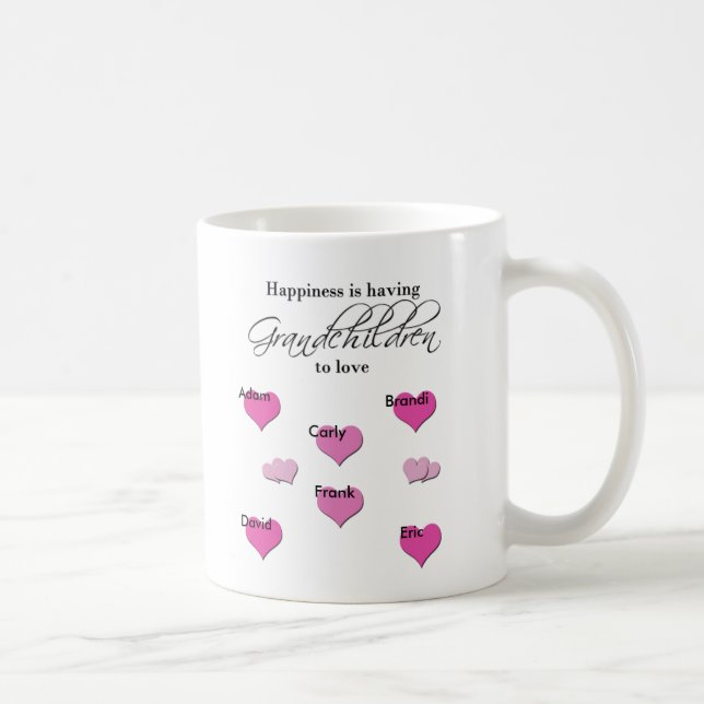 Lyckan har barnbarn som ska älskas kaffemugg (Höger)
