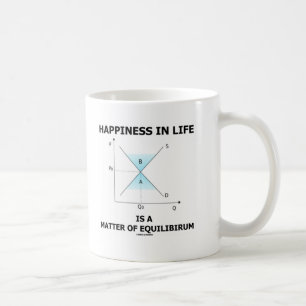 Lyckan i liv är en materia av Equilibrium Kaffemugg