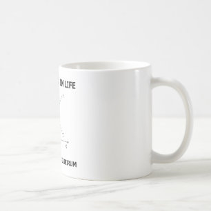 Lyckan i liv är en materia av Equilibrium Kaffemugg