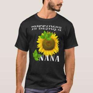 Lyckan i manar är att vara en Nana-solros Älskare T Shirt
