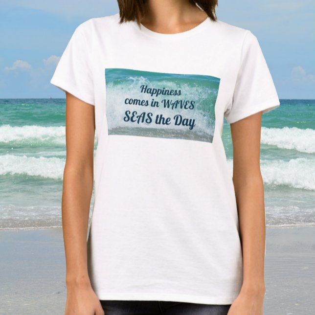 Lyckan kommer i Vinkara hav samma dag som havsvåge T Shirt (Skapare uppladdad)