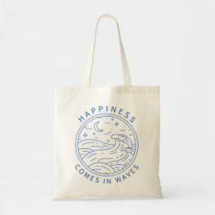 Lyckan kommer i Vinkara vågens Surfa över havet Tygkasse