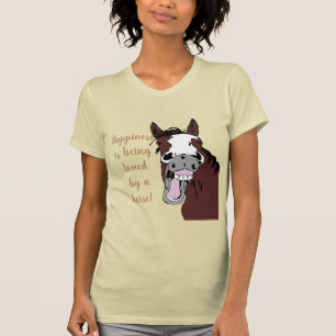 Lyckan lovas av en Horse-Humor-citat T Shirt