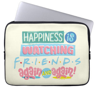 Lyckan tittar på FRIENDS™ igen och igen Laptop Fodral