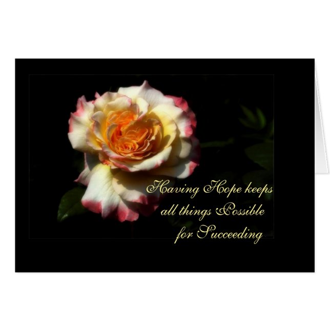 Lyckande Hälsningskort (Framsidan Horizontal)