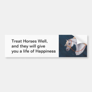Lyckans hora Bumper Sticker Bildekal