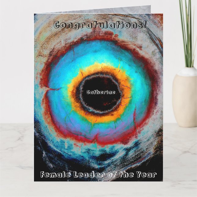 Lyckat erkännande av Firande Kort (Framsida)