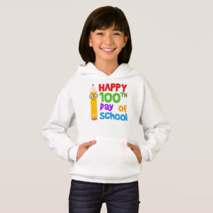 Lycklig 100-årsdagen för lekskolan Kids Hoodie T Shirt