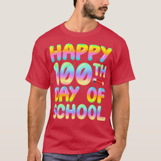 Lycklig 100-årsdagen för Lycklig Back to school T Shirt